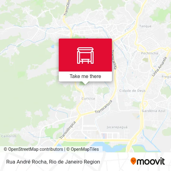 Rua André Rocha map