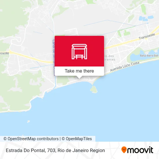 Estrada Do Pontal, 703 map