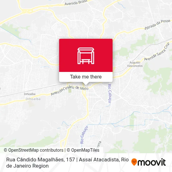 Rua Cândido Magalhães, 157 | Assaí Atacadista map