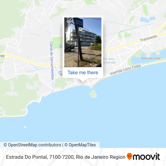 Estrada Do Pontal, 7100-7200 map