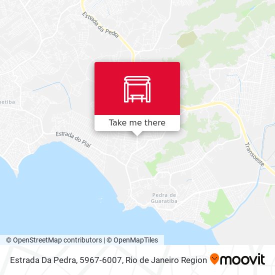 Estrada Da Pedra, 5967-6007 map