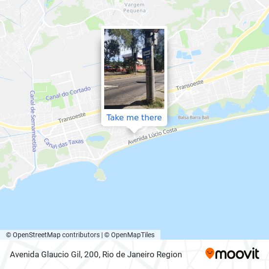 Mapa Avenida Glaucio Gil, 200