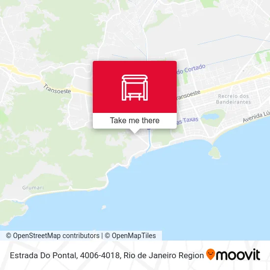 Estrada Do Pontal, 4006-4018 map