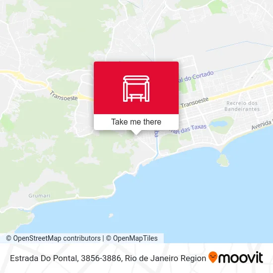 Estrada Do Pontal, 3856-3886 map