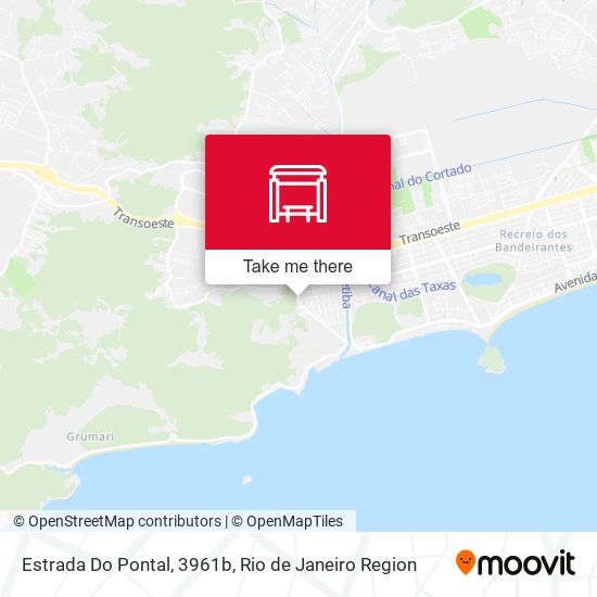 Estrada Do Pontal, 3961b map
