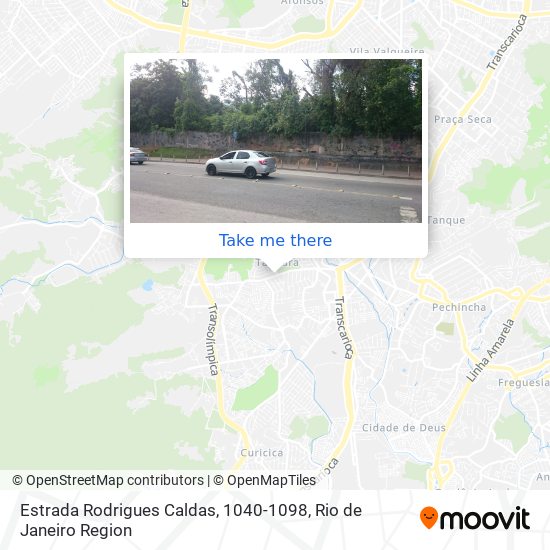 Estrada Rodrigues Caldas, 1040-1098 map