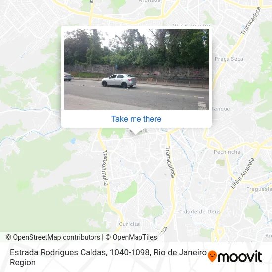 Estrada Rodrigues Caldas, 1040-1098 map