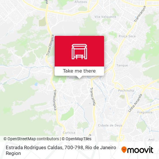 Estrada Rodrigues Caldas, 700-798 map