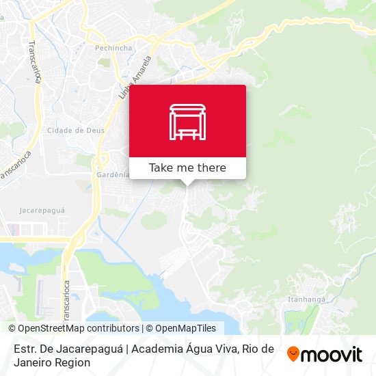 Estr. De Jacarepaguá | Academia Água Viva map