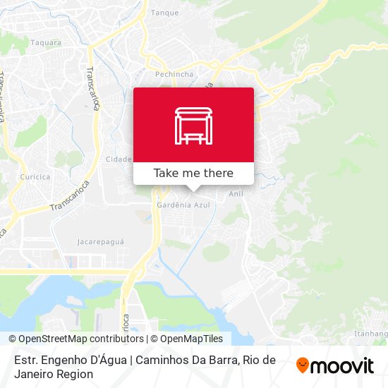 Estr. Engenho D'Água | Caminhos Da Barra map