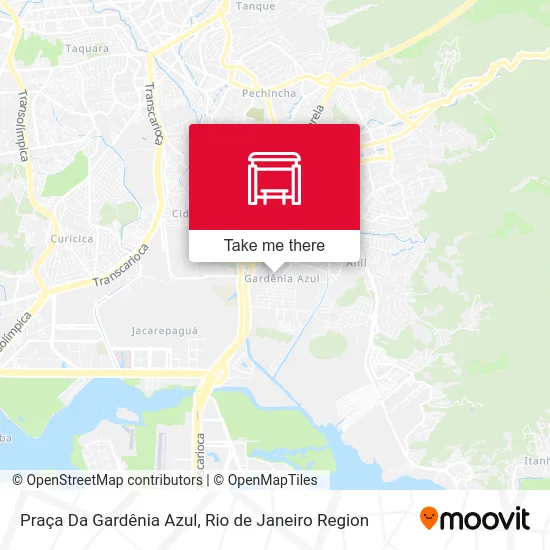 Praça Da Gardênia Azul map