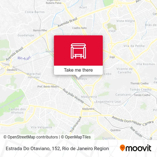 Estrada Do Otaviano, 152 map
