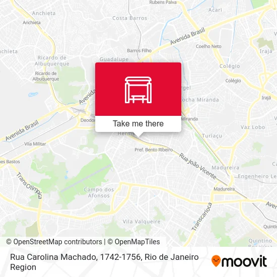 Rua Carolina Machado, 1742-1756 map