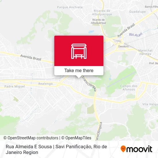 Rua Almeida E Sousa | Savi Panificação map