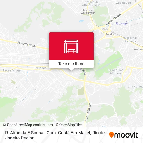 R. Almeida E Sousa | Com. Cristã Em Mallet map