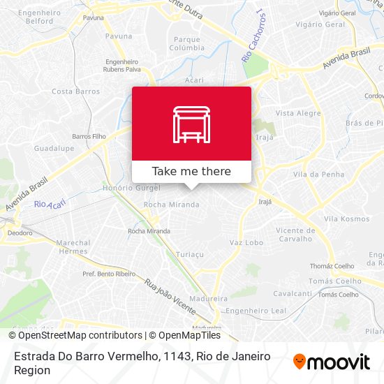Estrada Do Barro Vermelho, 1143 map