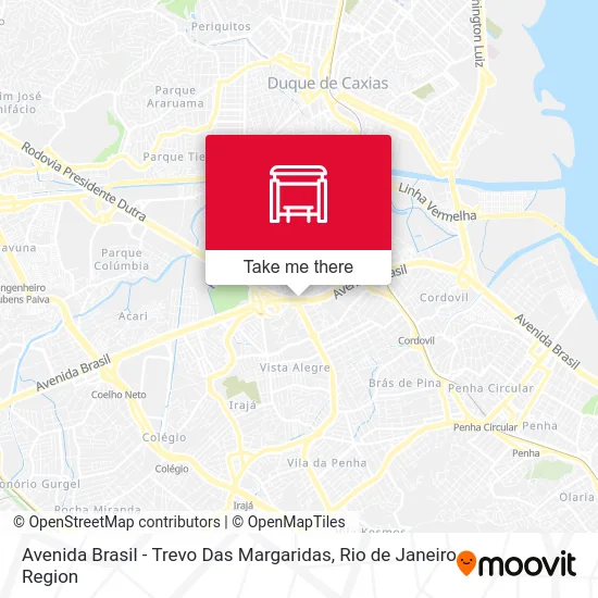 Avenida Brasil - Trevo Das Margaridas map