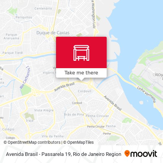 Avenida Brasil - Passarela 19 map