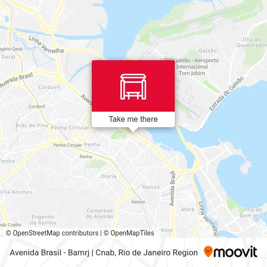 Avenida Brasil - Bamrj | Cnab map