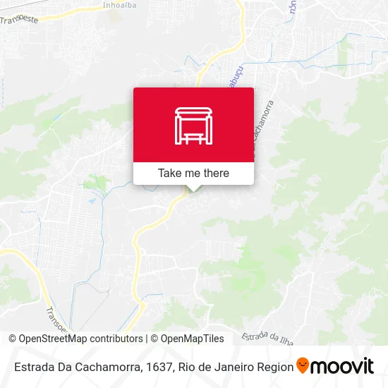 Estrada Da Cachamorra, 1637 map