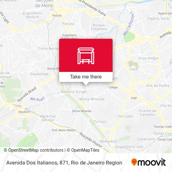 Avenida Dos Italianos, 871 map