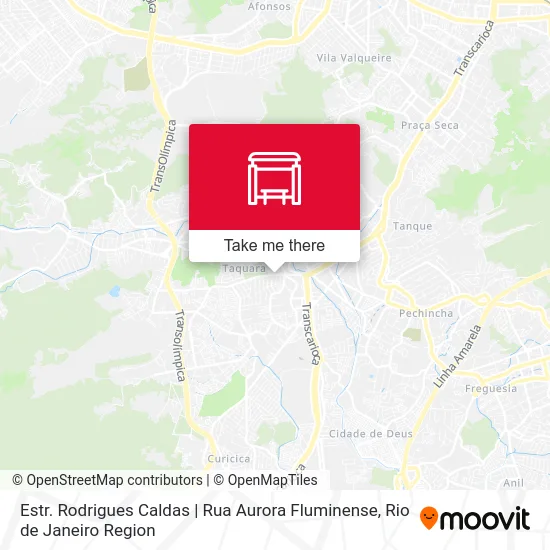 Estr. Rodrigues Caldas | Rua Aurora Fluminense map