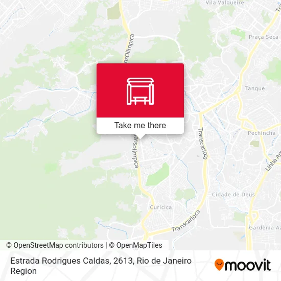 Estrada Rodrigues Caldas, 2613 map