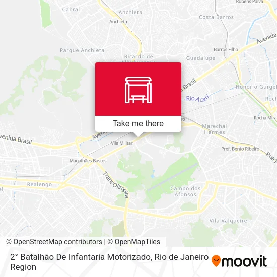2° Batalhão De Infantaria Motorizado map