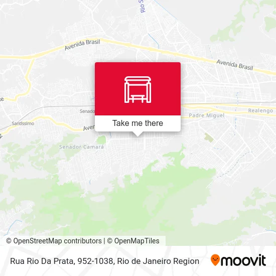 Rua Rio Da Prata, 952-1038 map