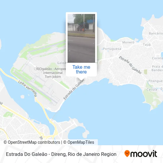 Estrada Do Galeão - Direng map