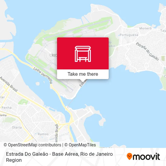 Estrada Do Galeão - Base Aérea map