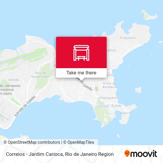 Correios - Jardim Carioca map