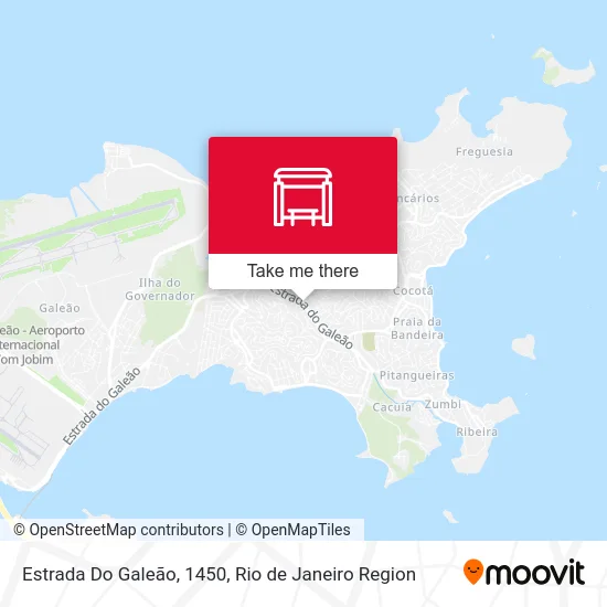 Estrada Do Galeão, 1450 map