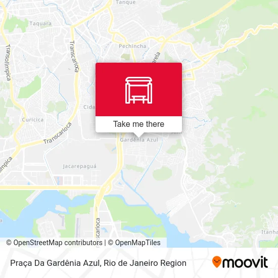Praça Da Gardênia Azul map