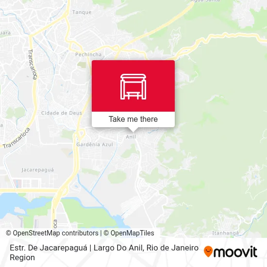 Estr. De Jacarepaguá | Largo Do Anil map