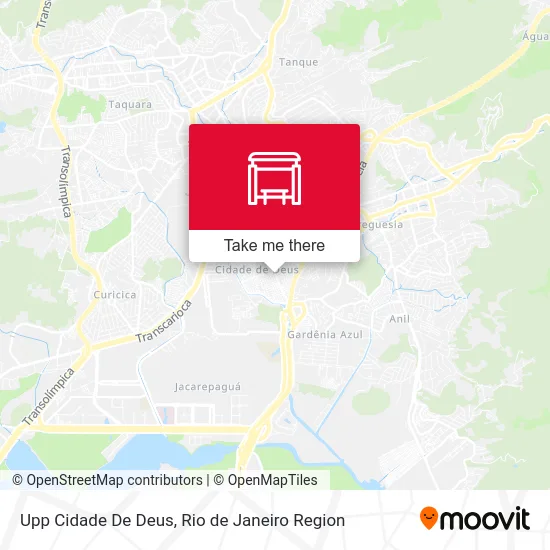 Upp Cidade De Deus map