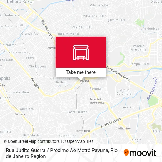 Rua Judite Guerra / Próximo Ao Metrô Pavuna map