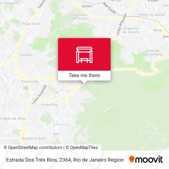 Estrada Dos Três Rios, 2364 map