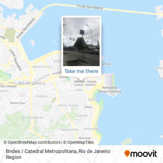 Bndes / Catedral Metropolitana map