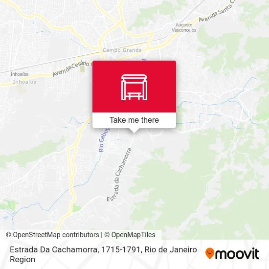 Estrada Da Cachamorra, 1715-1791 map