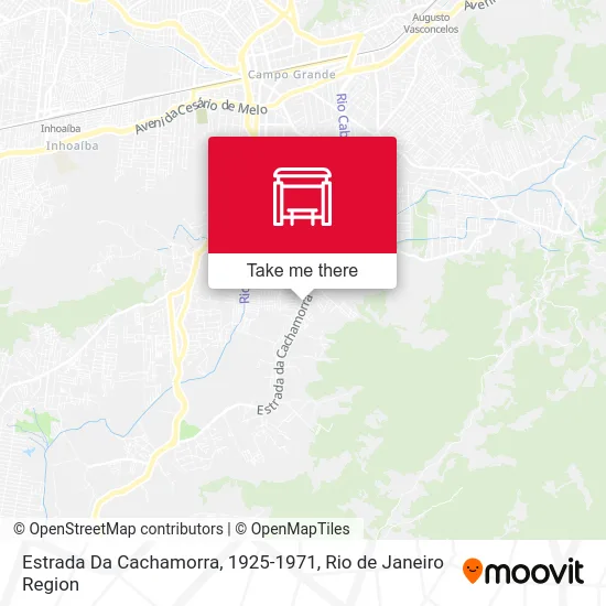 Estrada Da Cachamorra, 1925-1971 map