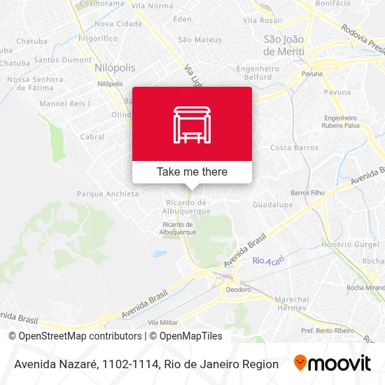 Avenida Nazaré, 1102-1114 map