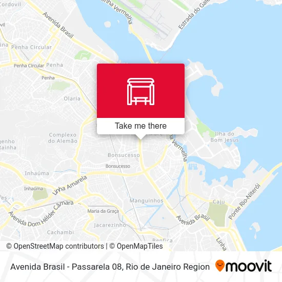 Avenida Brasil - Passarela 08 map