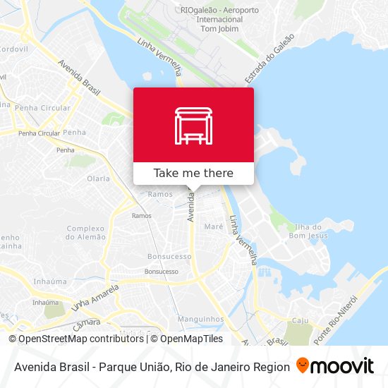 Mapa Avenida Brasil - Parque União