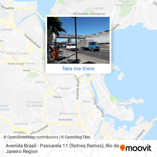 Avenida Brasil - Passarela 11 (Sotreq Ramos) map