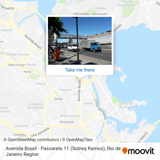 Avenida Brasil - Passarela 11 (Sotreq Ramos) map