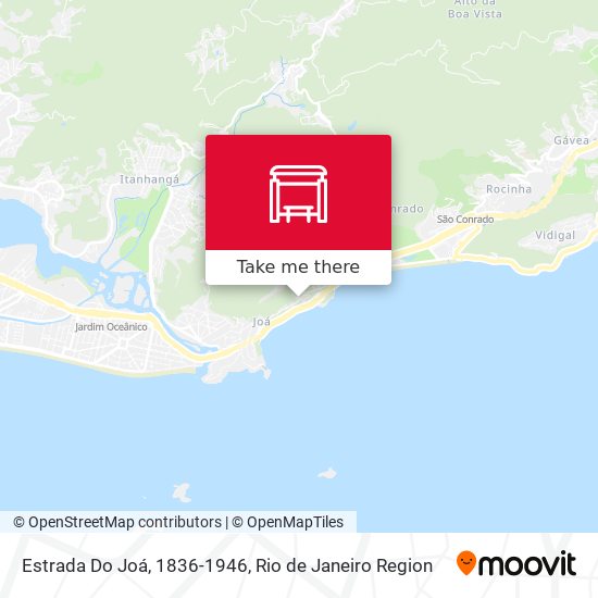 Estrada Do Joá, 1836-1946 map