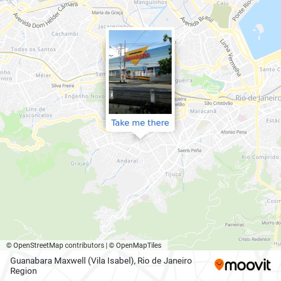 Guanabara Maxwell (Vila Isabel) map