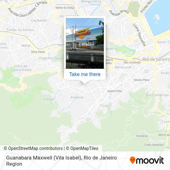 Guanabara Maxwell (Vila Isabel) map