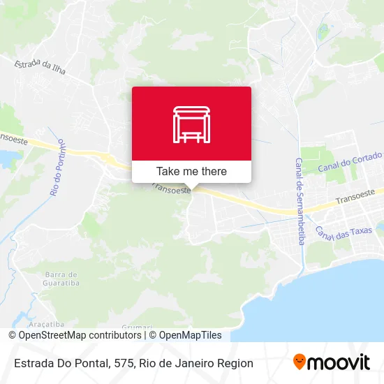 Estrada Do Pontal, 575 map